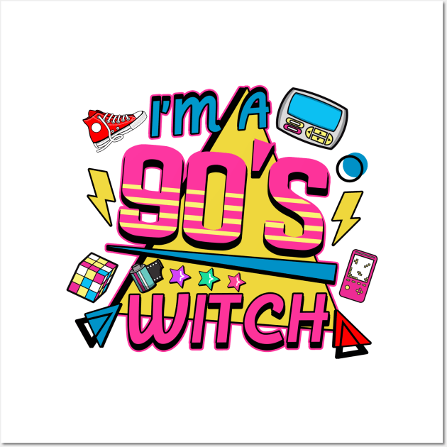 90s Witch Halloween Parody Wall Art by KsuAnn